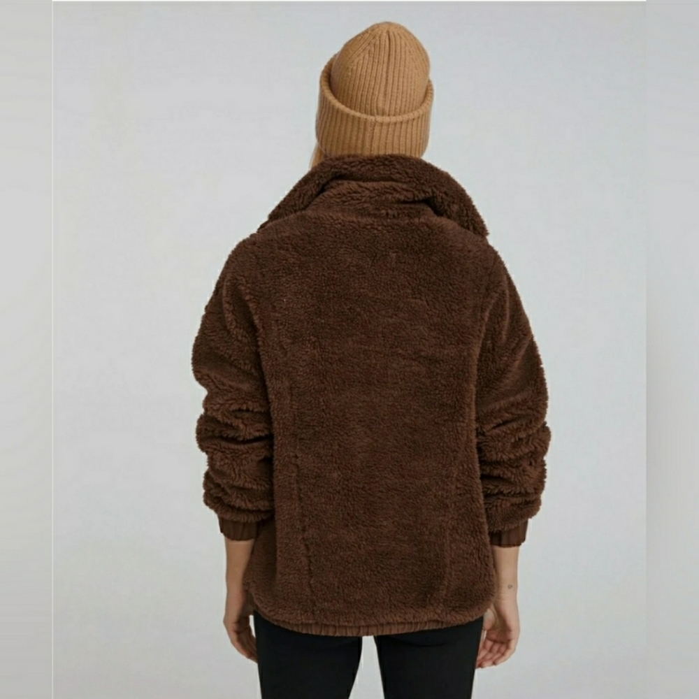 🌟SEE NEW LISTING🌟🎉HP!🎉🍯Varley Appleton•Deep Turmeric Honey Tan Sherpa Teddy - Picture 3 of 10